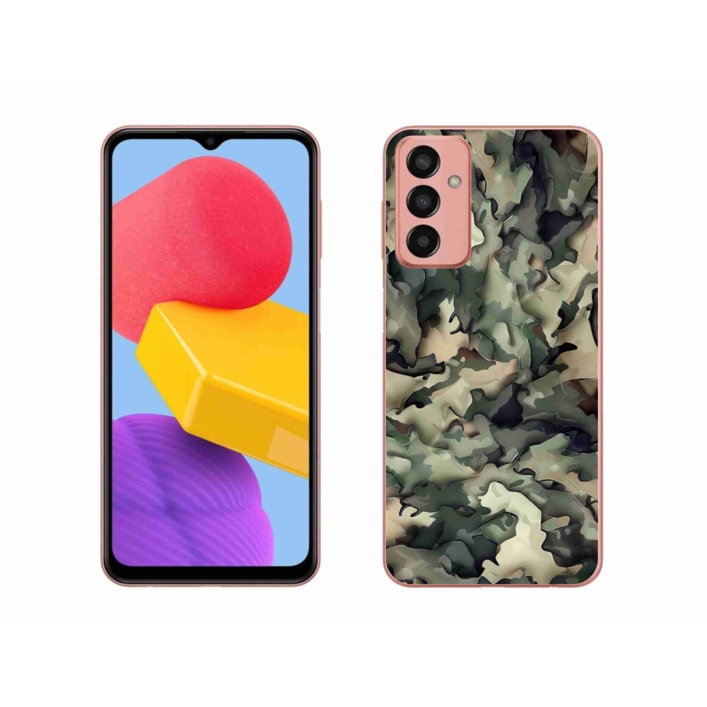 Zselés borítás mmCase Samsung Galaxy M13 készülékhez - terepszínű minta 9