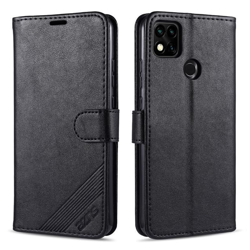 Cell PU bőr pénztárca tok Xiaomi Redmi 9C - fekete