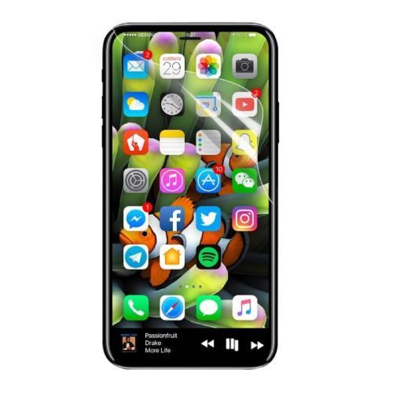 Teljes fedőfólia az iPhone X kijelzőjéhez