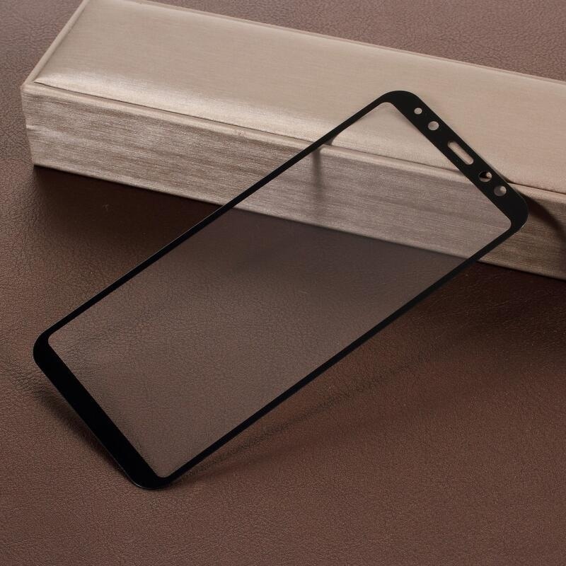 Teljes képernyőre edzett üveg Samsung Galaxy A6 (2018) - fekete