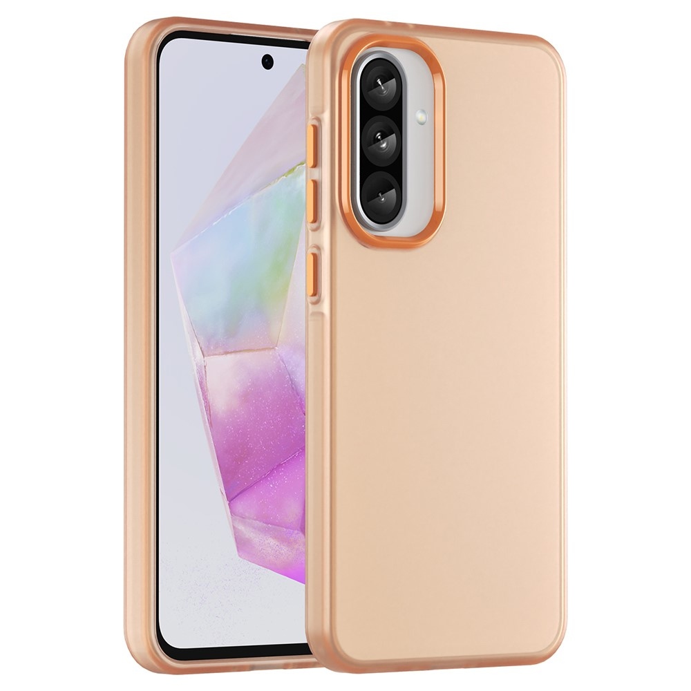 Candys matt zselés tok Samsung Galaxy A36 5G/A56 5G - narancssárga színben