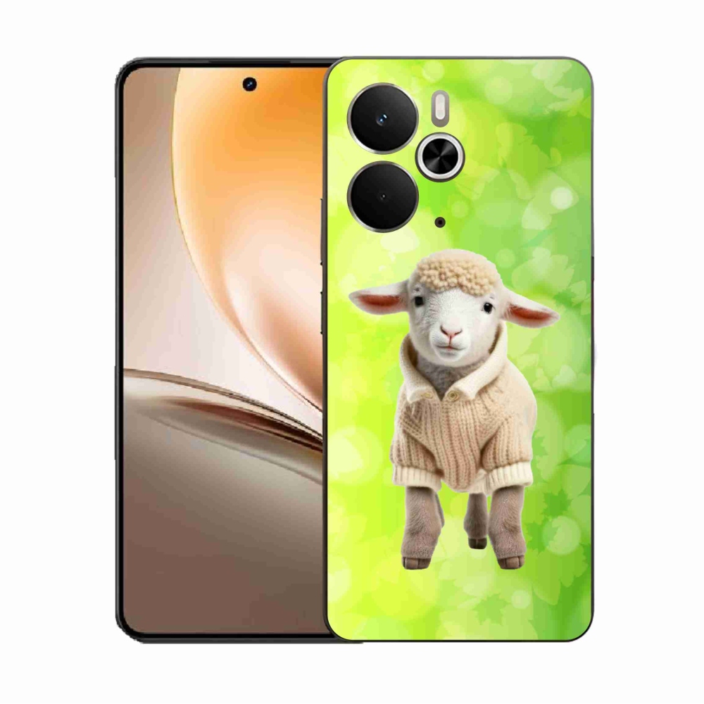 Gél borítás mmCase a Realme 14 5G számára - bárány pulóverben