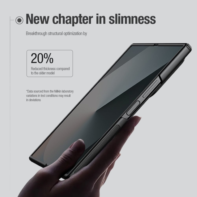 Nillkin Super Frosted FOLD Slot Back Cover for Samsung Galaxy Z Fold 6 fekete