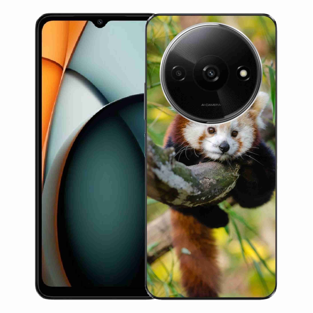 Gél borítás mmCase a Xiaomi Redmi A3-hoz - panda piros