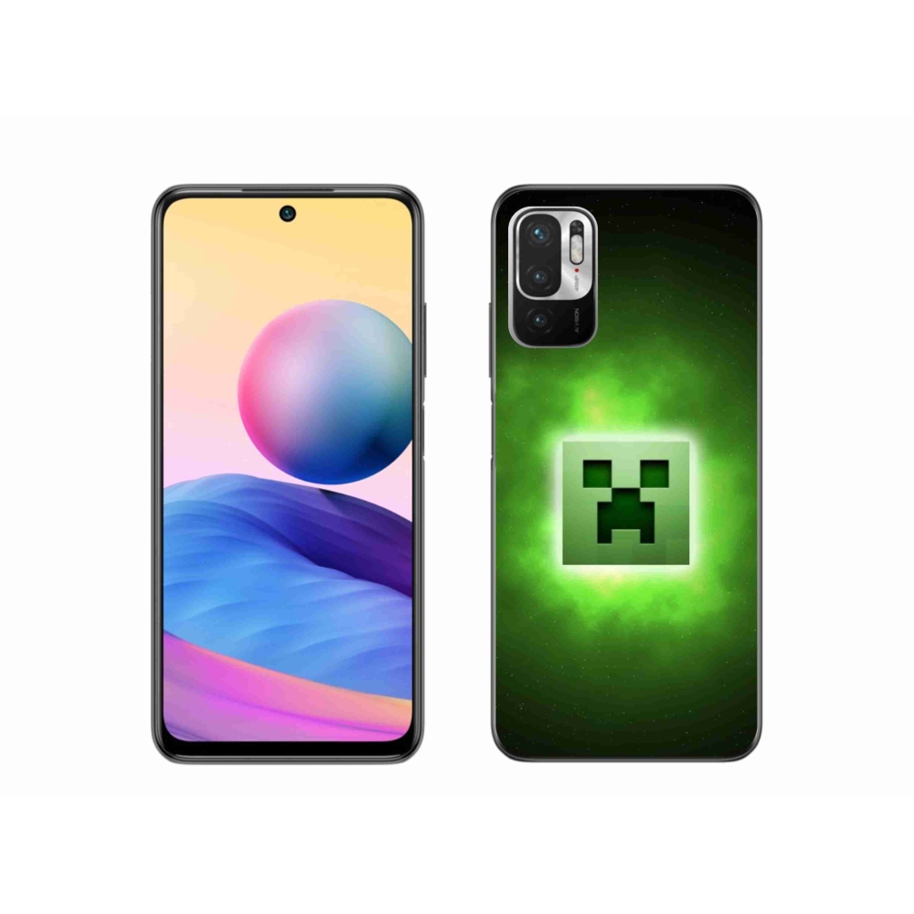 Gél borítás mmCase a Xiaomi Redmi Note 10 5G számára - minecraft