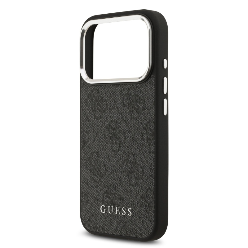 Guess 4G MagSafe hátlap iPhone 17 Pro-hoz Fekete
