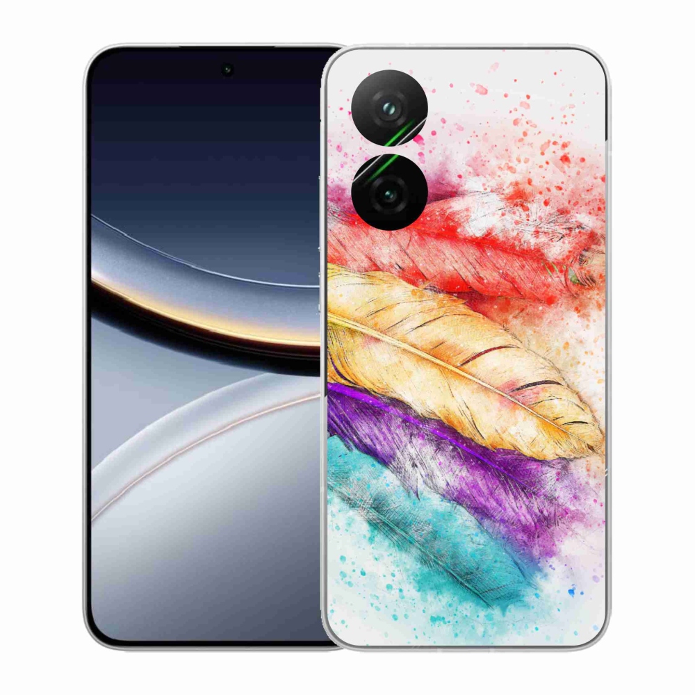 Gél borítás mmCase a Xiaomi Poco F7 5G-hez - színes toll