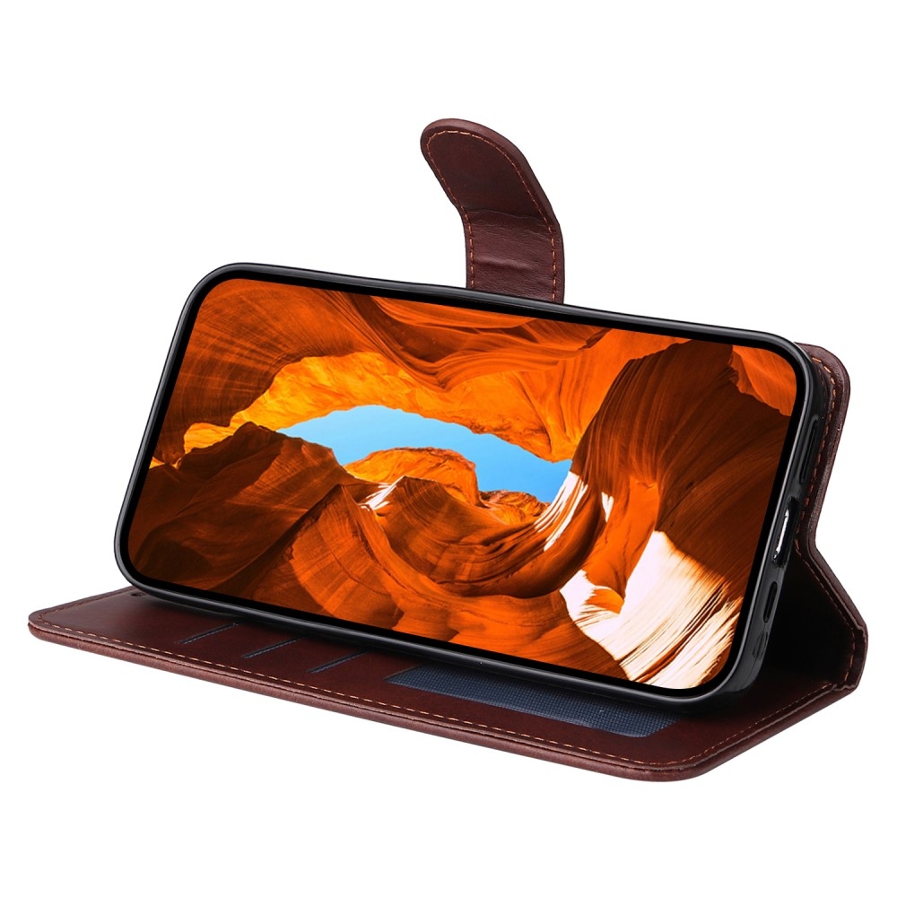 Könyvtáska a Realme GT 7 Pro 5G-hez - barna színű