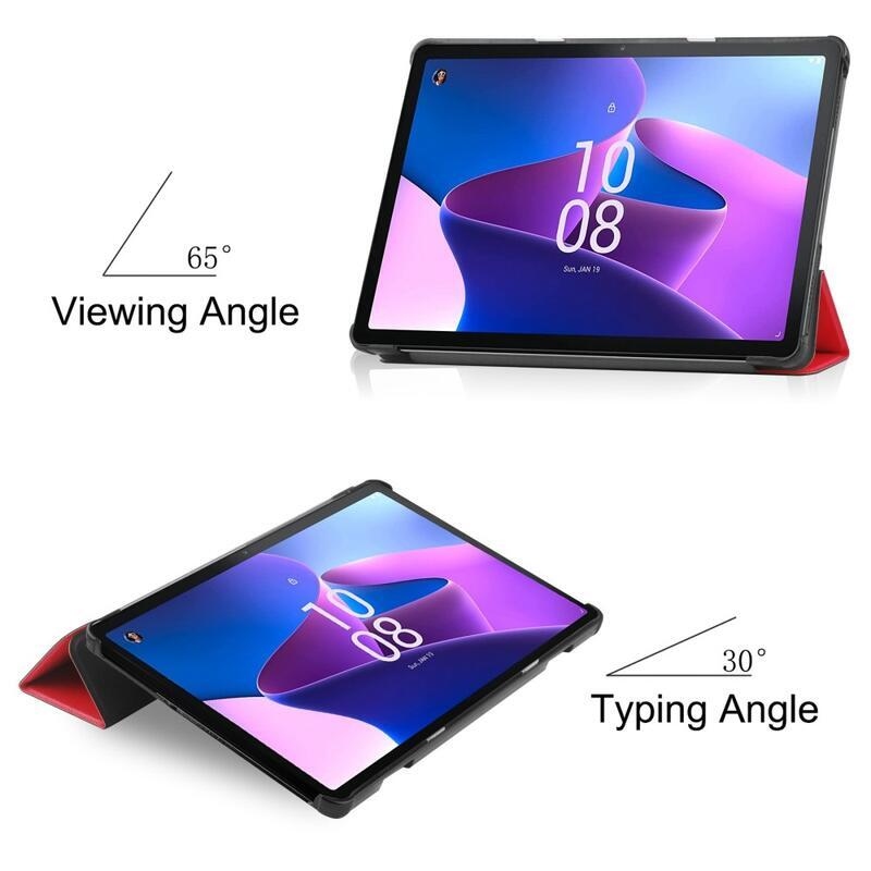 Intelligens pozícionáló tok Lenovo Tab M10 (3.Gen) - piros