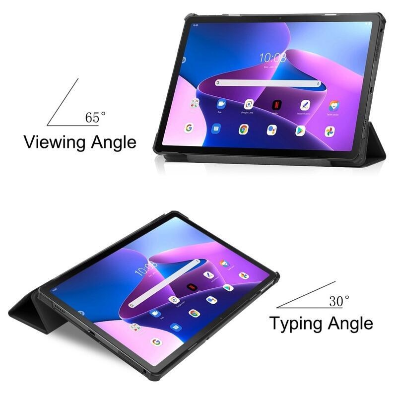 Lenovo Tab M10 Plus (3. generációs) intelligens állítható tok - Fekete