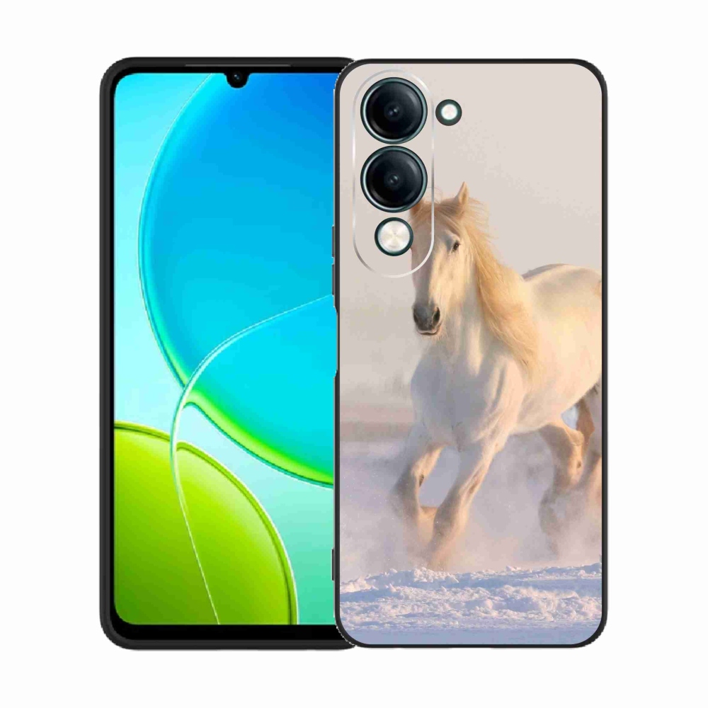 Gél borítás mmCase a Vivo Y29s 5G-hez - ló a hóban