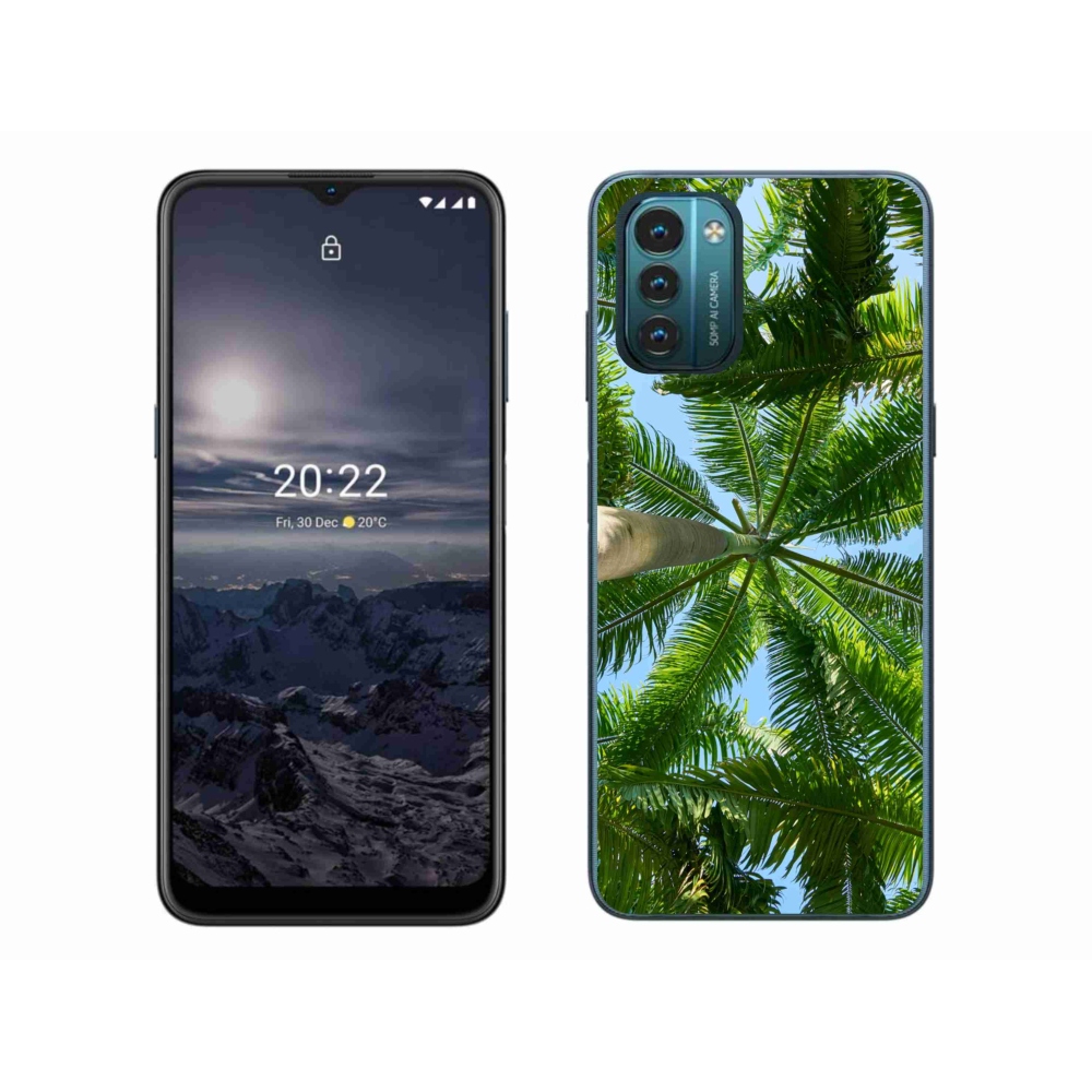 Zselés borítás mmCase a Nokia G11/G21 készülékhez - pálmafa