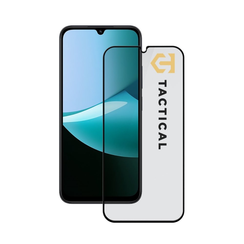 Taktikai üvegpajzs 5D üveg a Xiaomi Redmi 15C 4G/5G fekete számára