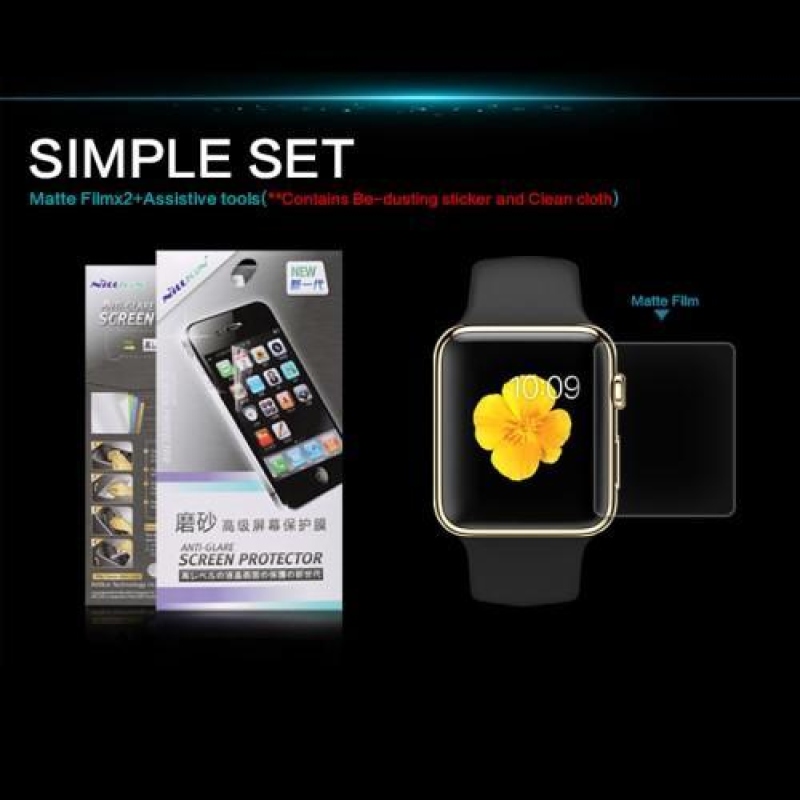 Tiszta, karcolásmentes képernyőfólia az Apple Watch 42 mm-es órájához