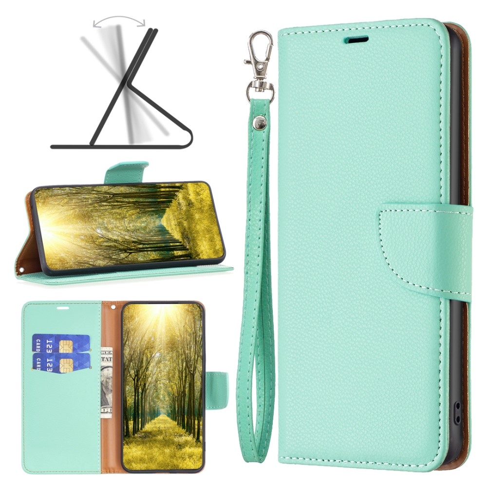 Könyvtáska tok Xiaomi Redmi Note 13 Pro+ 5G - teal - teal