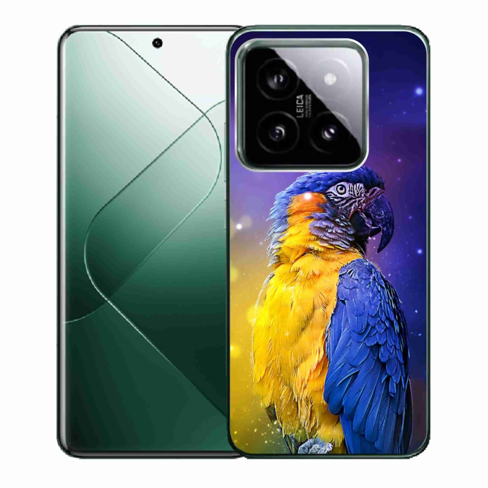 Gél tok mmCase a Xiaomi 14 - papagáj ara 1 számára