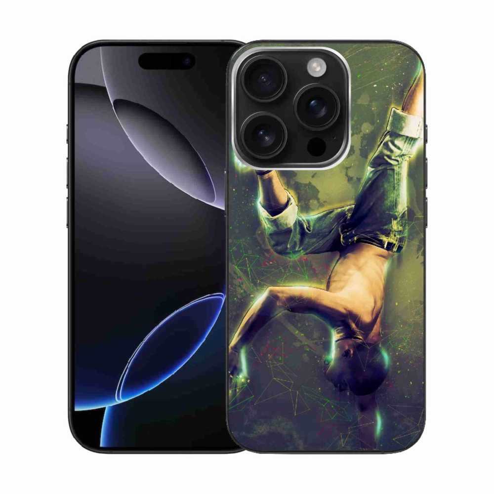 Gél borítás mmCase iPhone 16 Pro készülékhez - breakdance