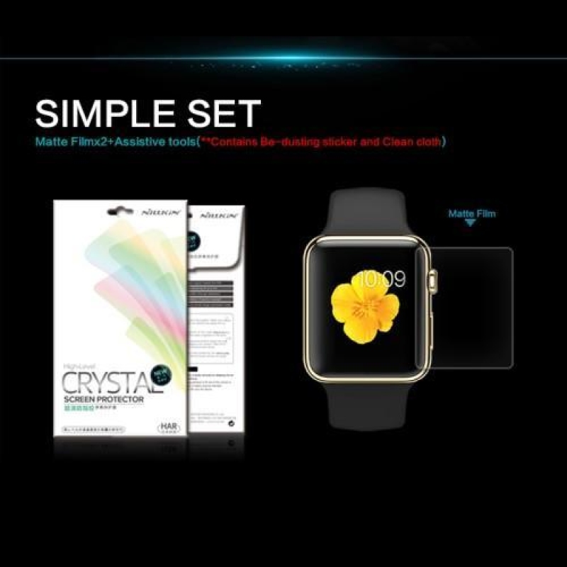 Átlátszó nyomtatásgátló fólia Apple Watch 42mm készülékhez