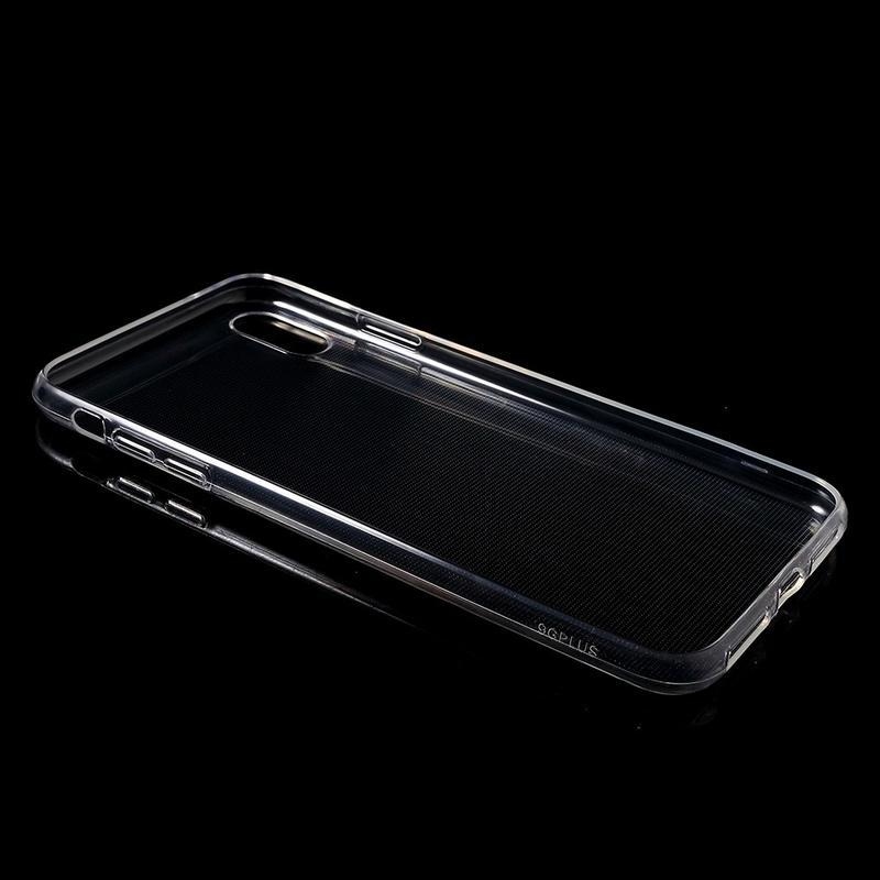Átlátszó zselés tok iPhone XS Max készülékhez - átlátszó