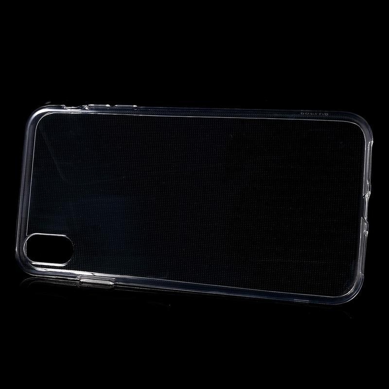 Átlátszó zselés tok iPhone XS Max készülékhez - átlátszó