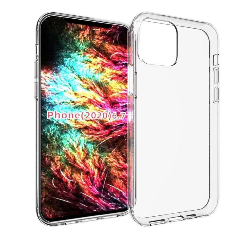 Átlátszó zselés átlátszó tok iPhone 12 Pro Max 6,7