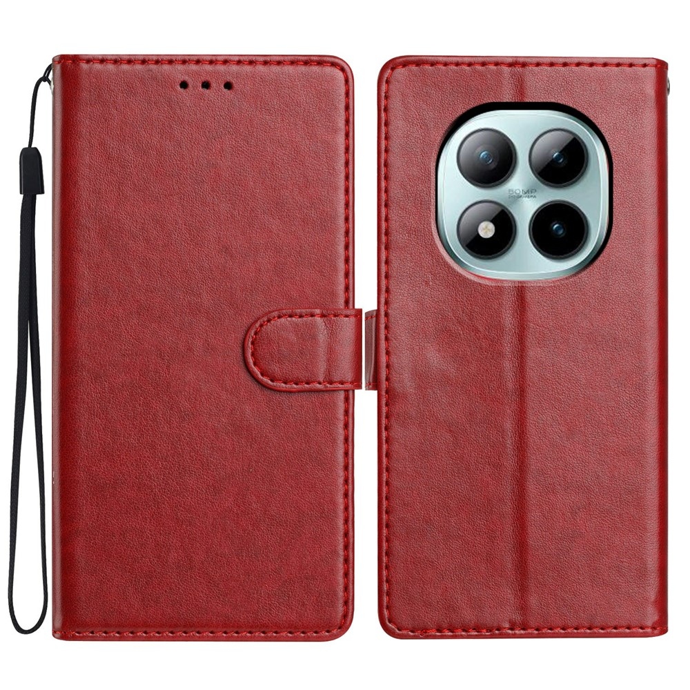 Vérrögök könyv tok Xiaomi Redmi Note 15 Pro+ 5G - piros