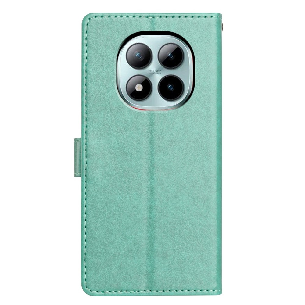 Vérrögök könyv tok Xiaomi Redmi Note 15 Pro+ 5G - teal - teal
