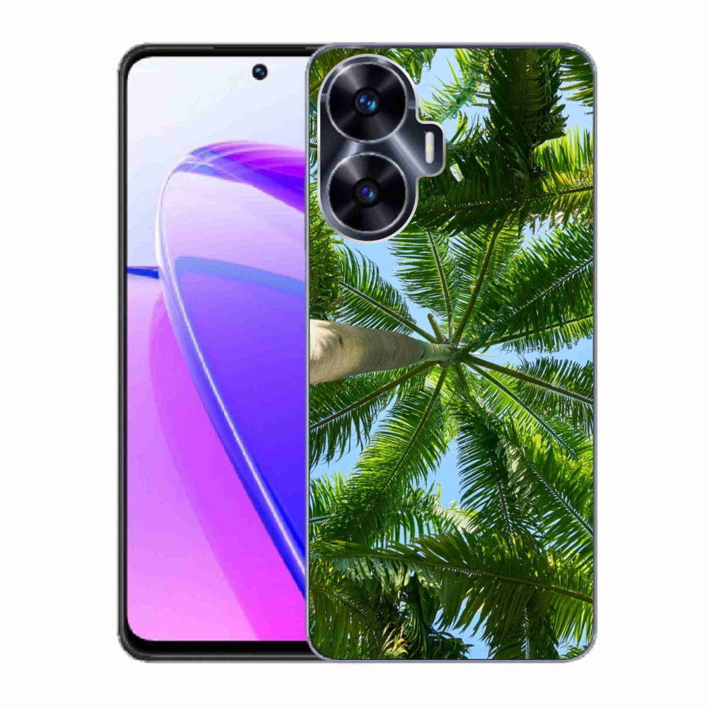 Gél borítás mmCase a Realme C55 készülékhez - pálmafák