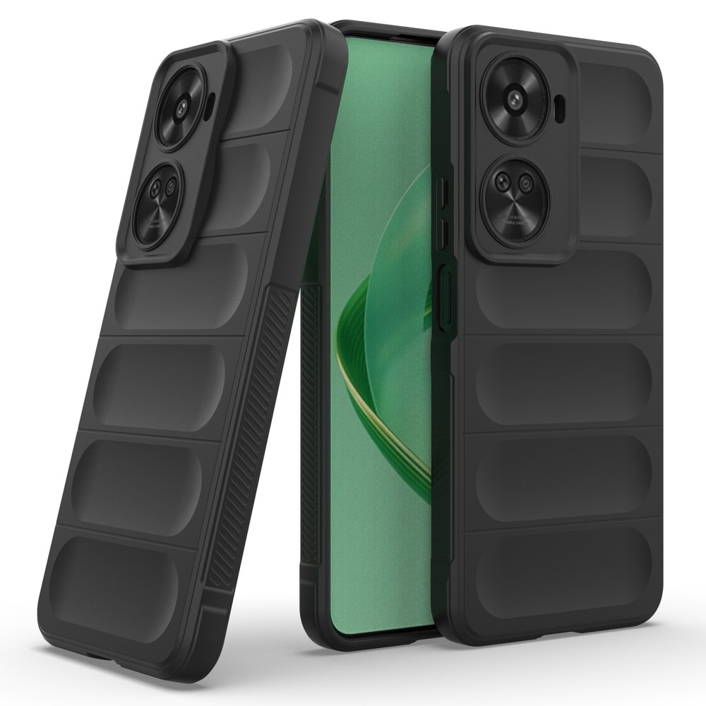 Rugg tartós zselés tok Huawei Nova 12 SE-hez - fekete
