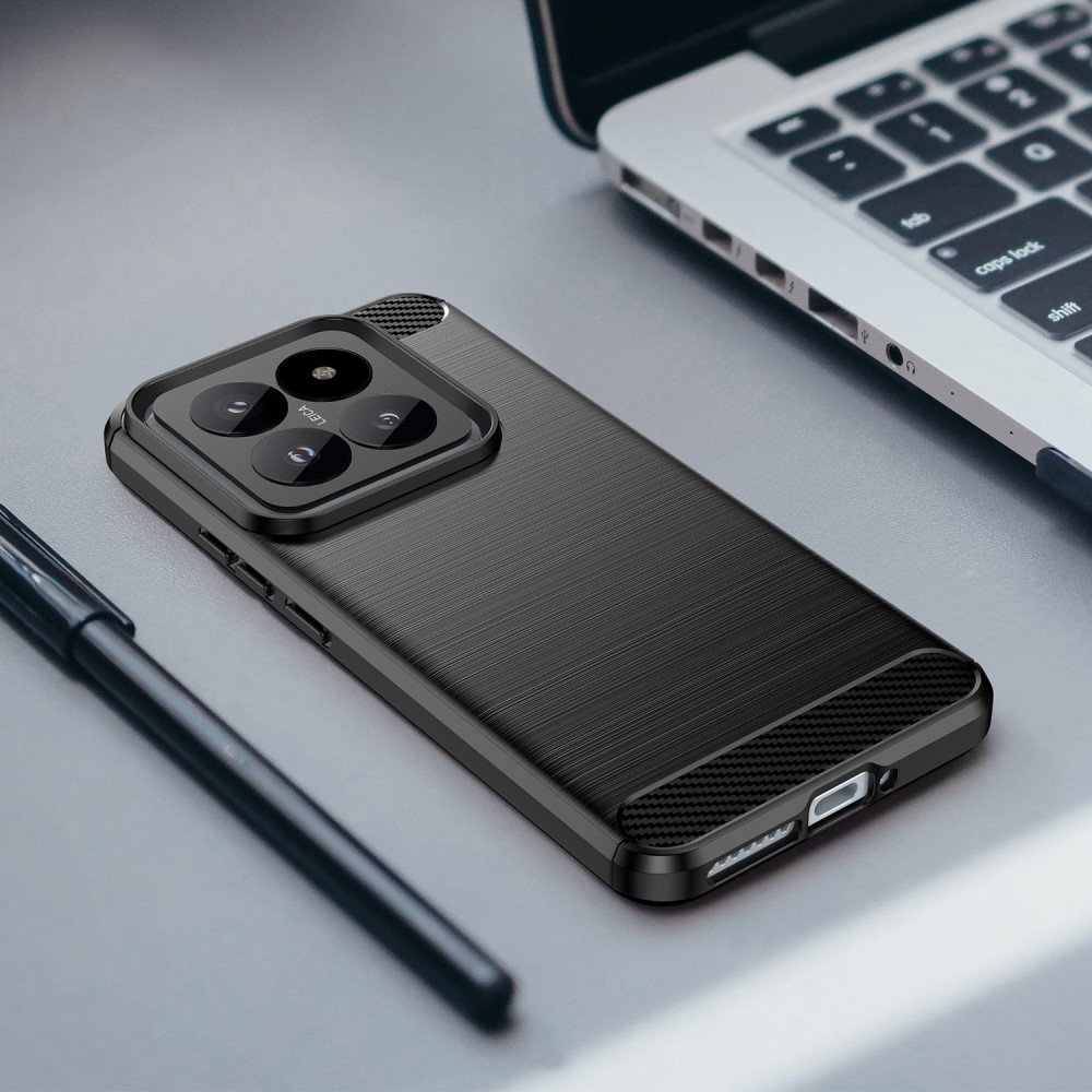 Szénálló zselés tok Xiaomi 14 Pro-hoz - fekete