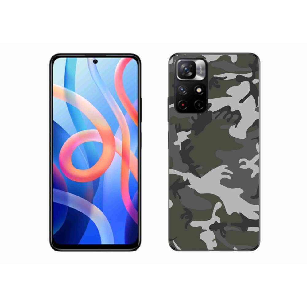 Gél borítás mmCase a Xiaomi Redmi Note 11S 5G számára - álcázó mintázat