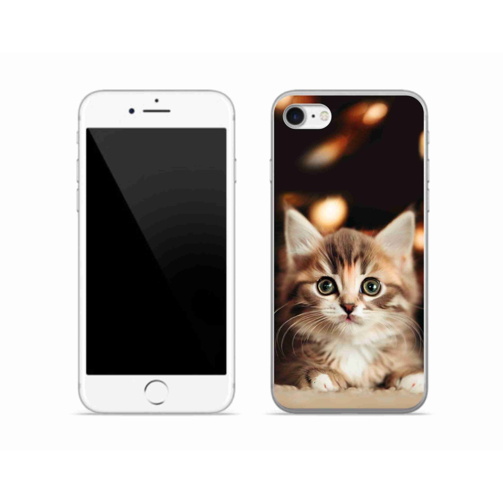 Zselés borítás mmCase iPhone SE (2020) - aranyos cica 2
