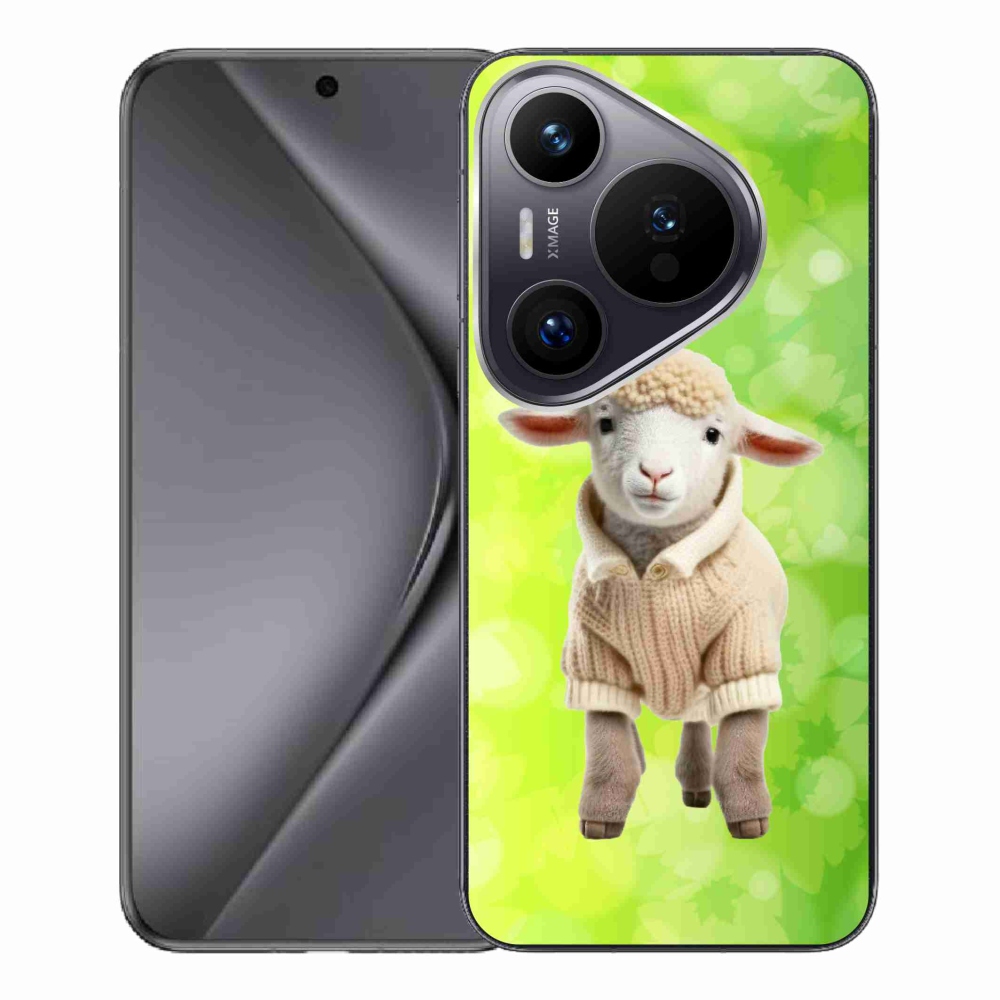 Gél borítás mmCase a Huawei Pura 70 Pro számára - bárány pulóverben