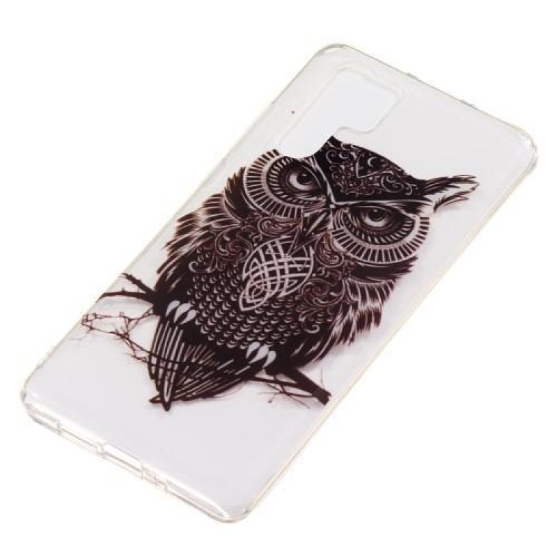 Színes zselés tok a mobil Huawei P30 Pro - bagolyhoz