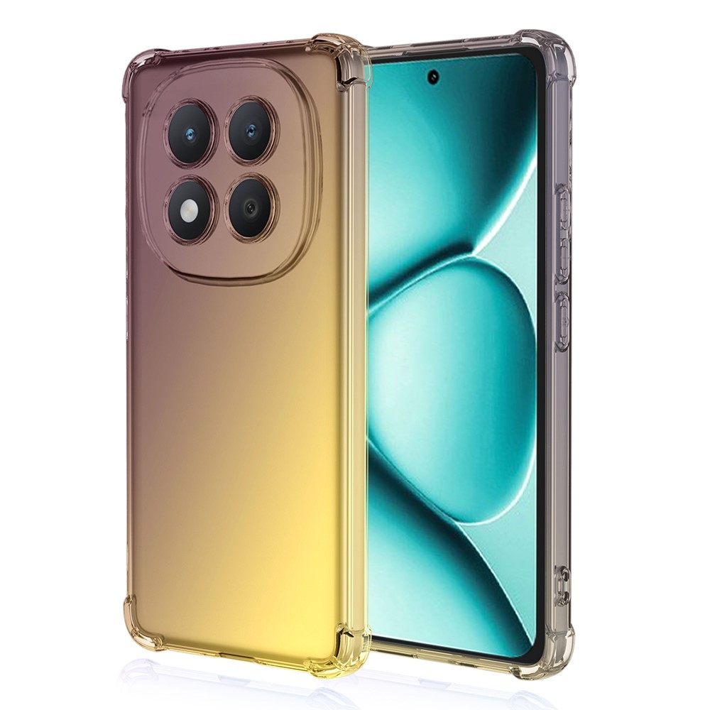 Colore tartós zselés tok megerősített sarkokkal Xiaomi Redmi Note 15 Pro+ 5G - fekete/arany