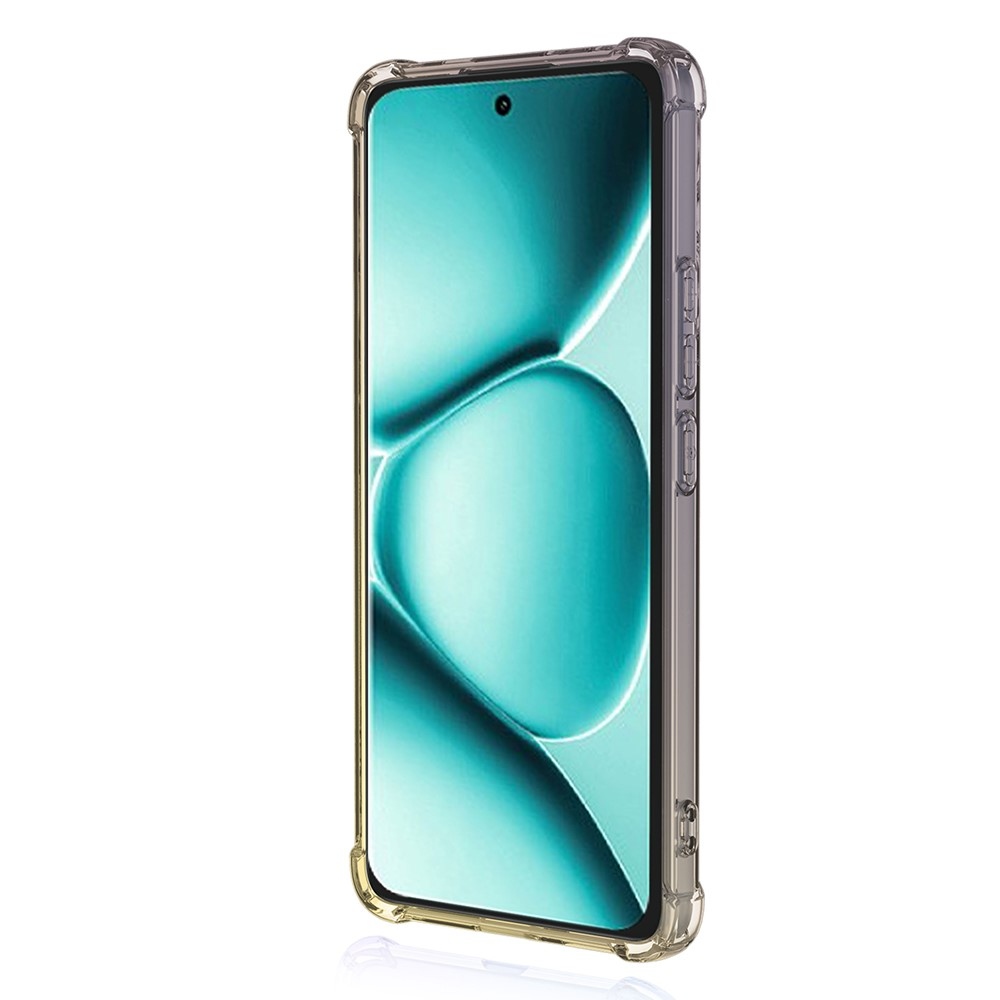 Colore tartós zselés tok megerősített sarkokkal Xiaomi Redmi Note 15 Pro+ 5G - fekete/arany