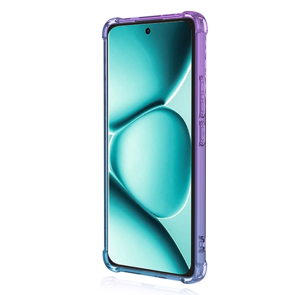 Colore tartós zselés tok megerősített sarkokkal Xiaomi Redmi Note 15 Pro+ 5G - lila/kék