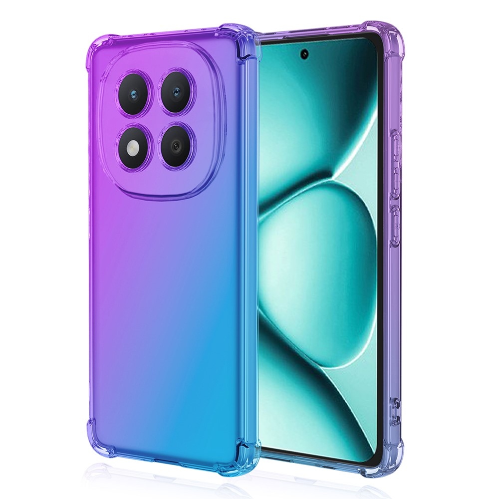 Colore tartós zselés tok megerősített sarkokkal Xiaomi Redmi Note 15 Pro+ 5G - lila/kék