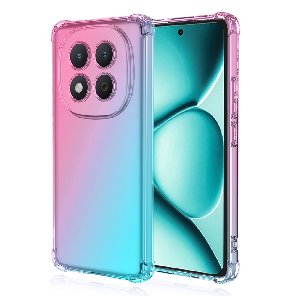 Colore tartós zselés tok megerősített sarkokkal Xiaomi Redmi Note 15 Pro+ 5G - rózsaszín/zöld