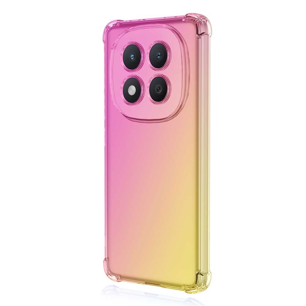 Colore tartós zselés tok megerősített sarkokkal Xiaomi Redmi Note 15 Pro+ 5G - rózsaszín/arany