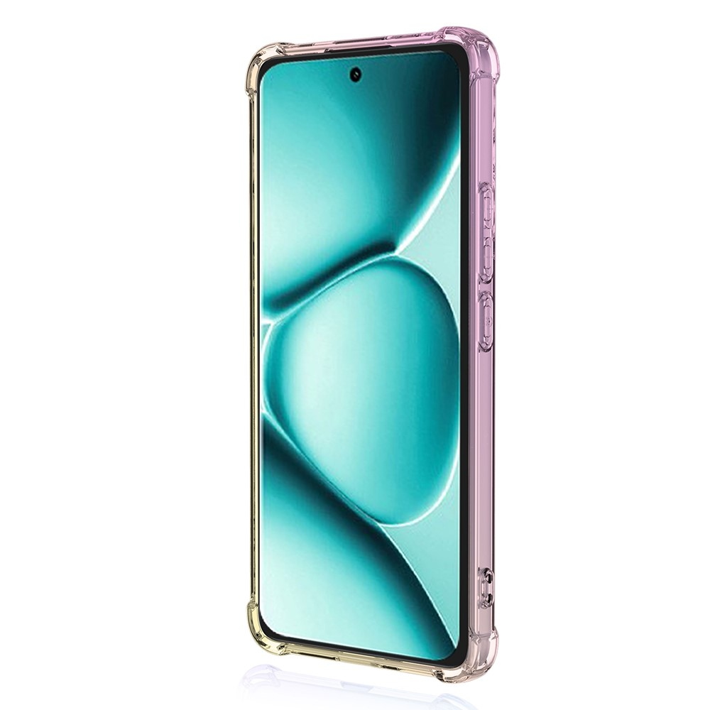 Colore tartós zselés tok megerősített sarkokkal Xiaomi Redmi Note 15 Pro+ 5G - rózsaszín/arany