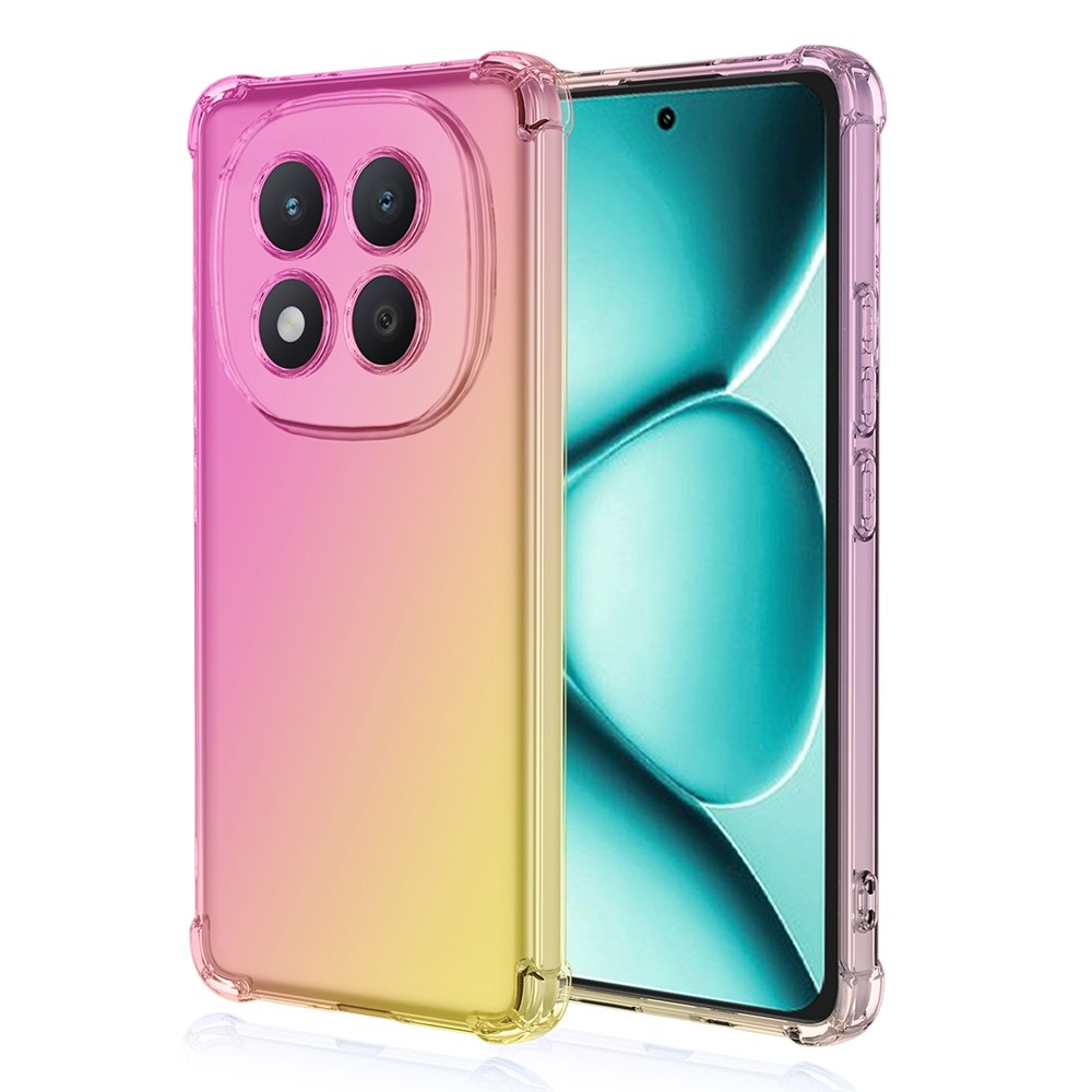 Colore tartós zselés tok megerősített sarkokkal Xiaomi Redmi Note 15 Pro+ 5G - rózsaszín/arany