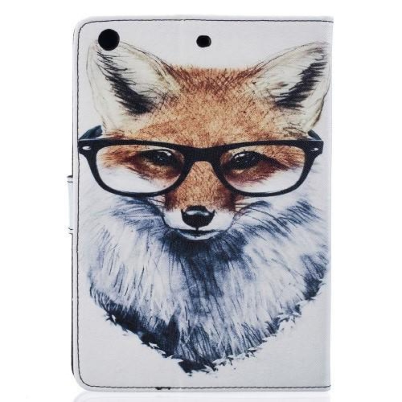 Ország PU bőr tok állvány funkcióval iPad mini / iPad mini 2 / iPad mini 3 - róka