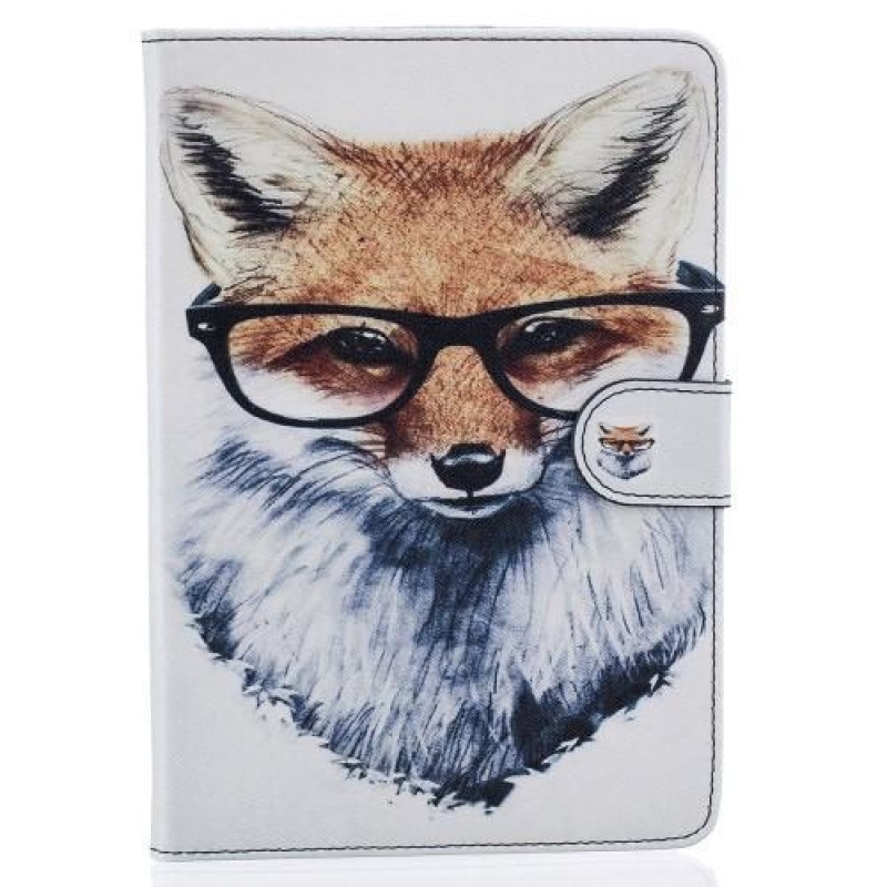Ország PU bőr tok állvány funkcióval iPad mini / iPad mini 2 / iPad mini 3 - róka