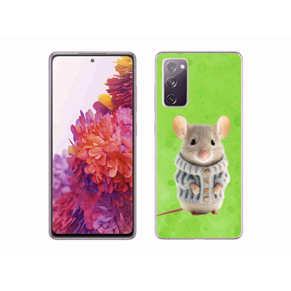 Zselés borítás mmCase Samsung Galaxy S20 FE - egér pulóverben
