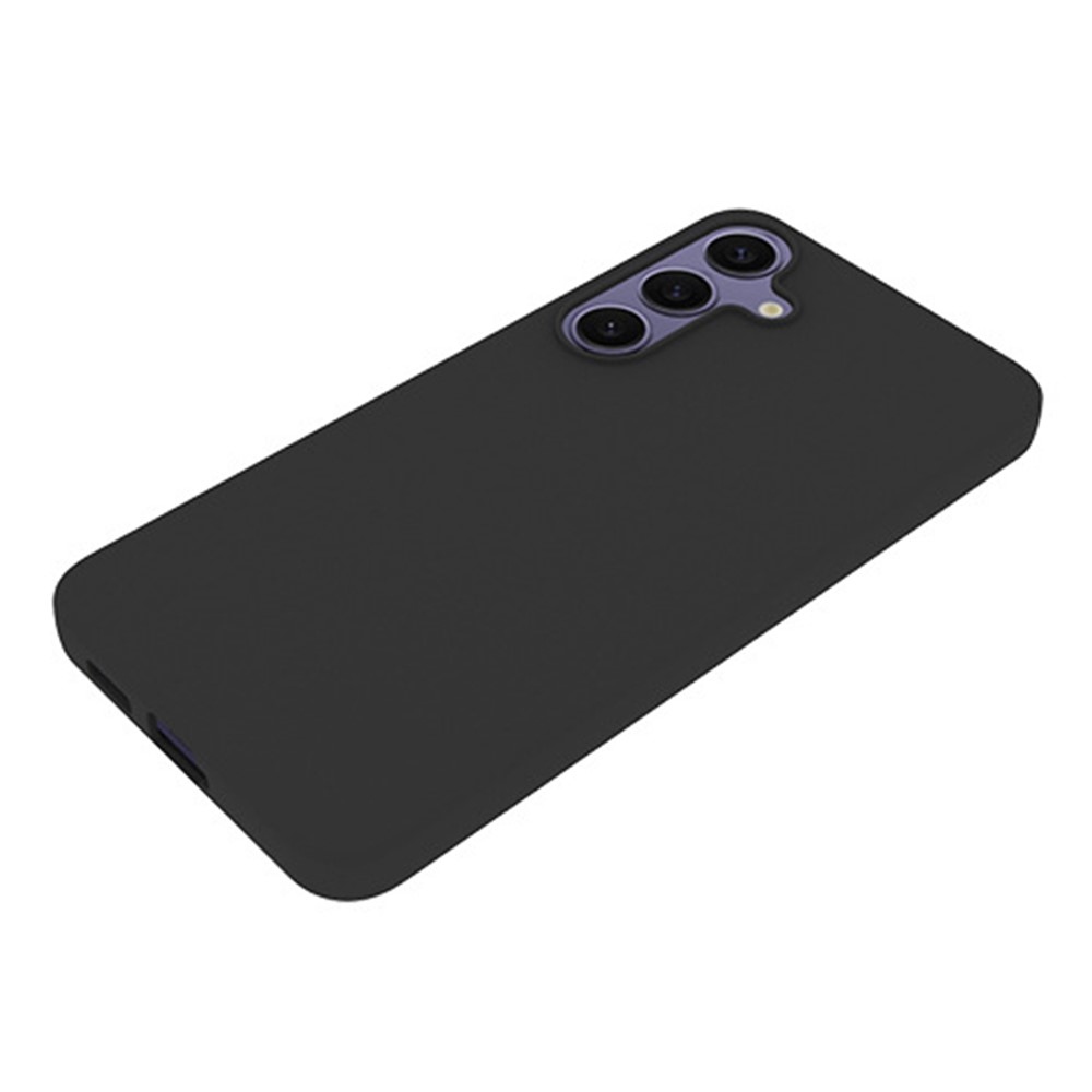 Matt zselés tok Samsung Galaxy S25+ készülékhez - fekete
