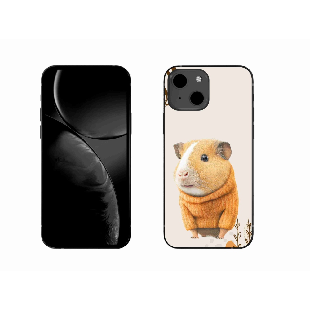 Gél borítás mmCase iPhone 13 készülékhez - tengerimalac pulóverben