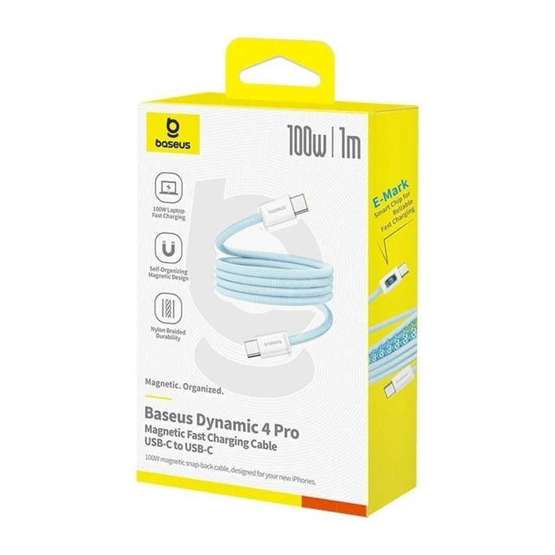 Baseus Dynamic 4 Pro sorozatú USB-C adatkábel - USB-C 100W 1m Galaxy kék