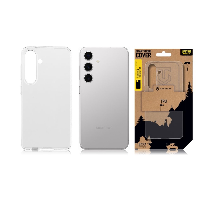 Taktikai TPU borító Samsung Galaxy S24 átlátszóhoz