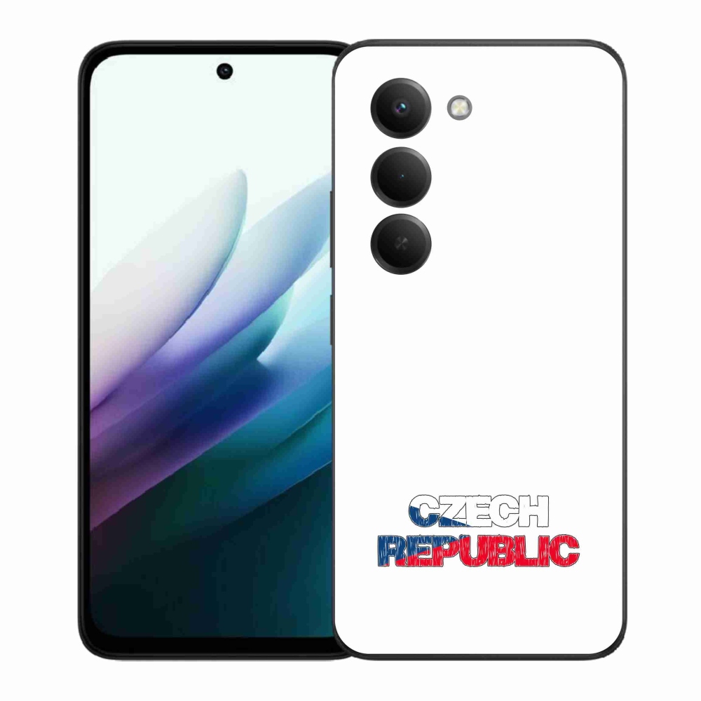 Gél borítás mmCase a Xiaomi Redmi 15 4G/5G (171mm) - Csehország fehér háttérrel